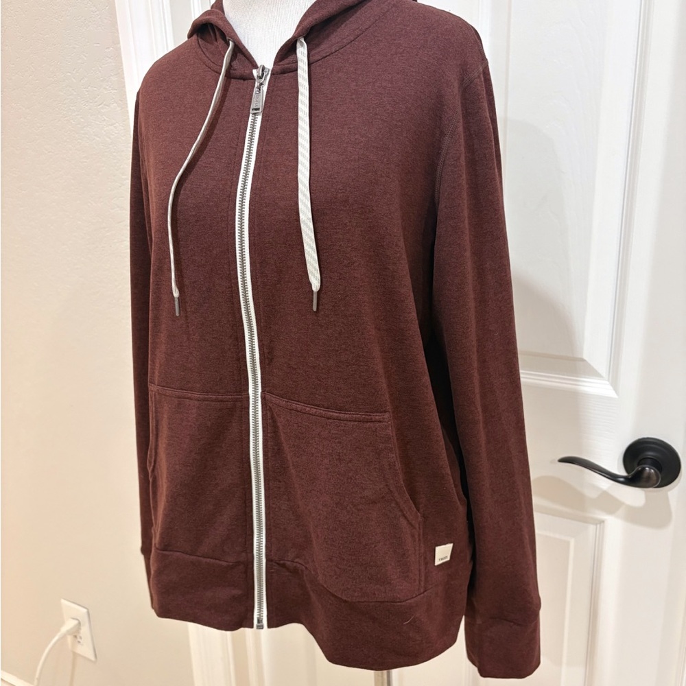 Vuori Halo Performance Hoodie 2.0 Fig Heather Women's Medium - Picture 3 of 10